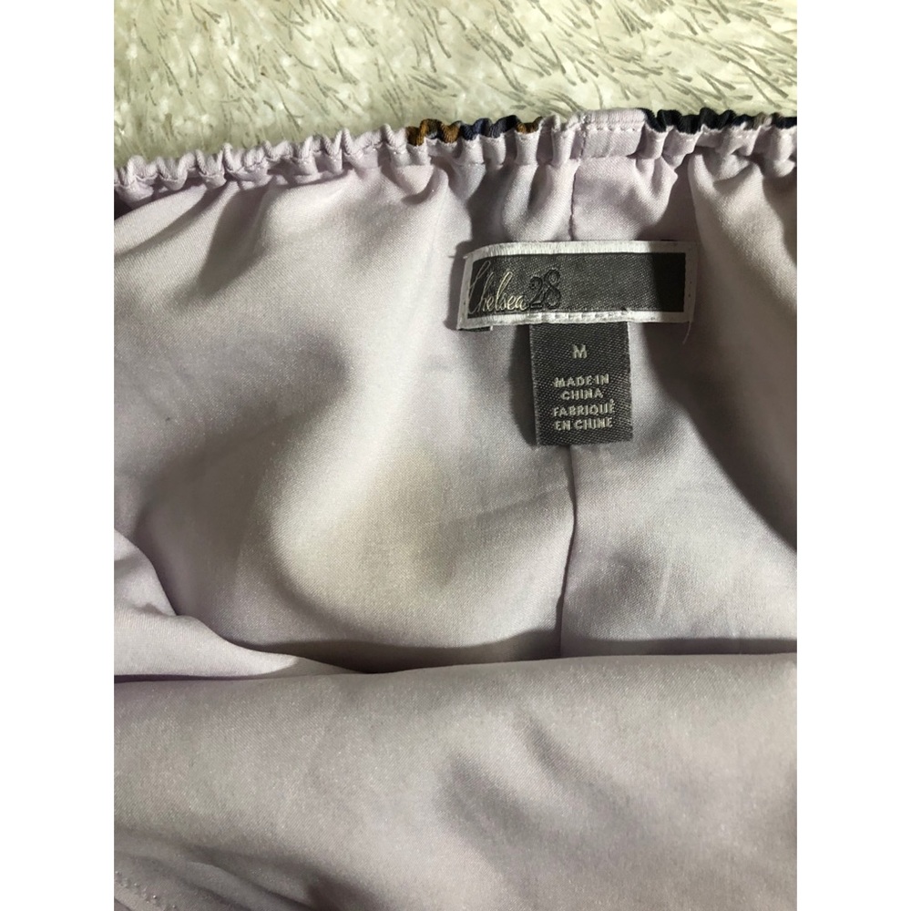 Chelsea28 Floral Lavender Bow Halter Dress💟 - Picture 7 of 8